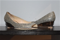 Silver Jimmy Choo Wedge, size 6