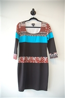 Print Just Cavalli Sheath Dress, size 6