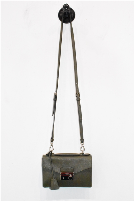 Military Green Prada Shoulder Bag, size S