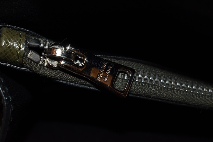 Military Green Prada Shoulder Bag, size S