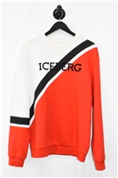 Colour Blocked Iceberg Sweatshirt, size L