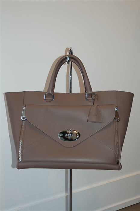 Taupe Mulberry Tote, size L