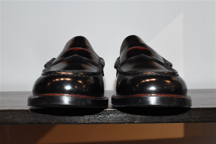 Black Leather Burberry Loafer, size 10