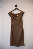 Glen Plaid Michael Kors Collection Sheath Dress, size 12
