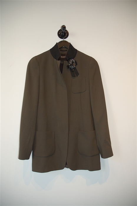 Military Green Seventy Coat, size 6
