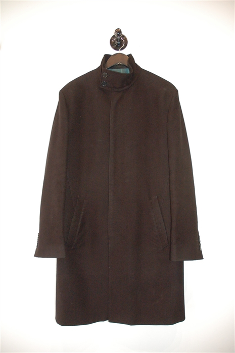 Basic Black Kenzo Overcoat, size L