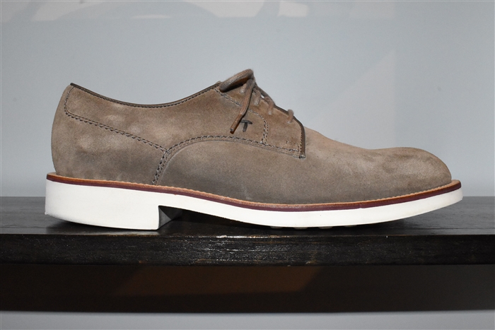 Dark Taupe Tod's Derby, size 9.5