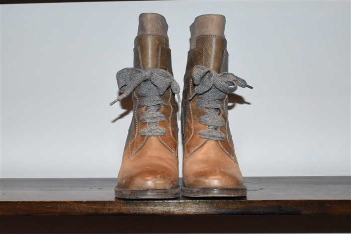 Beige Brunello Cucinelli Ankle Boots, size 7