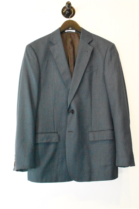 Blue Check Armani Collezioni Blazer, size 40