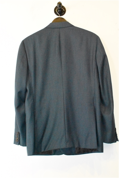 Blue Check Armani Collezioni Blazer, size 40