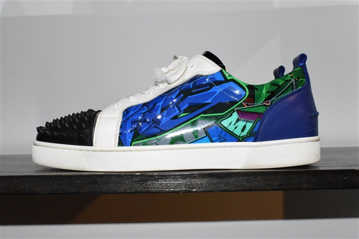 Graffiti Christian Louboutin Sneaker, size 11.5