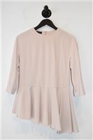 Pale Pink Marlowe Peplum Top, size 4