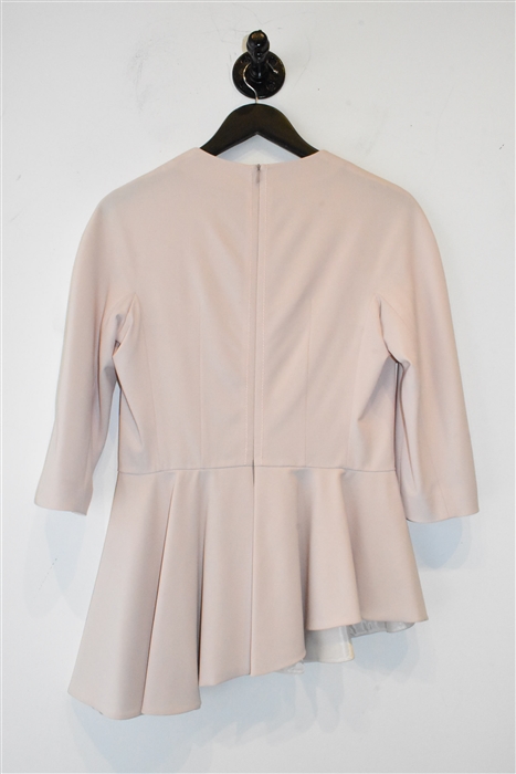 Pale Pink Marlowe Peplum Top, size 4