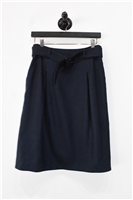 Navy Burberry Pencil Skirt, size 2