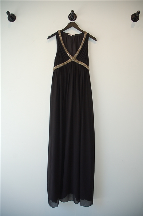 Basic Black Maje Maxi Dress, size M