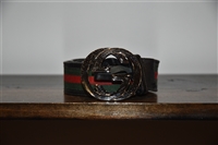 Striped Gucci Belt, size XL