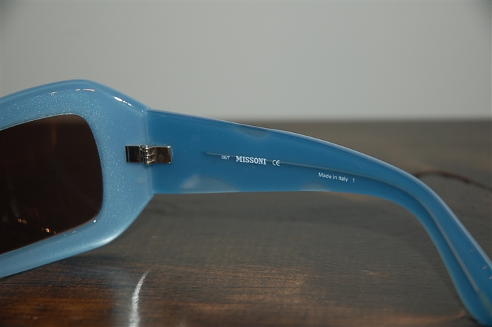 Shiny Black Missoni Sunglasses, size O/S