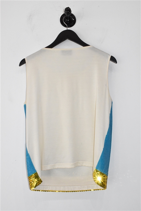 Azure Blue Prada Shell, size 8