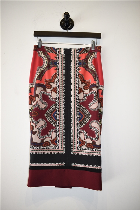 Geometric Etro Mermaid Skirt, size 6