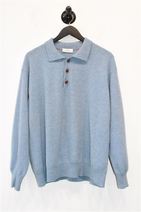 Powder Blue Valentino - Vintage Pullover, size L