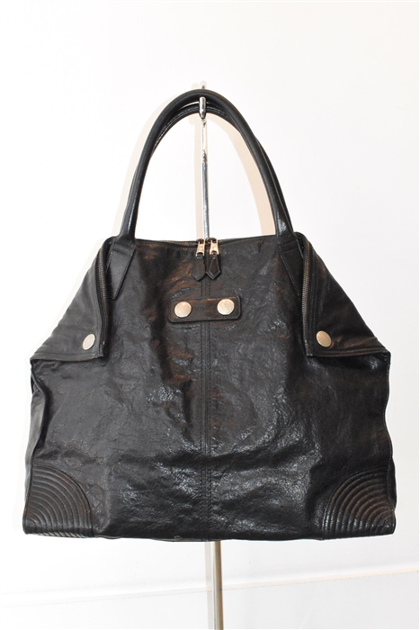 Black Leather Alexander McQueen Tote, size L