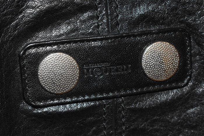 Black Leather Alexander McQueen Tote, size L