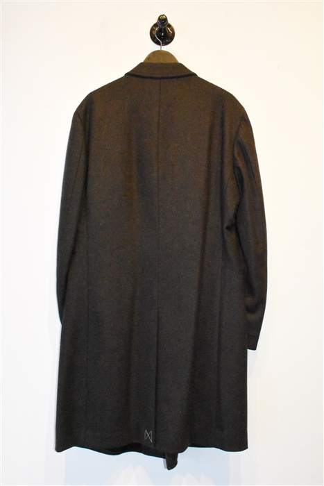 Espresso Z Zegna Coat, size XL