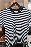 Navy Stripe Ami - Alexandre Mattiussi T-Shirt, size M