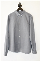 Denim Blue A.P.C. Button Shirt, size XL