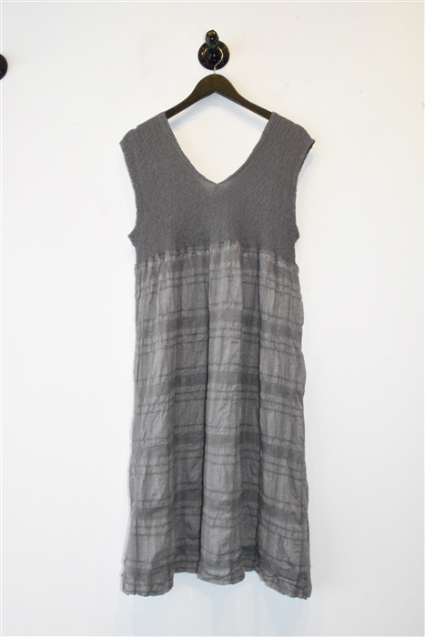 Taupe Issey Miyake Trapeze Dress, size L