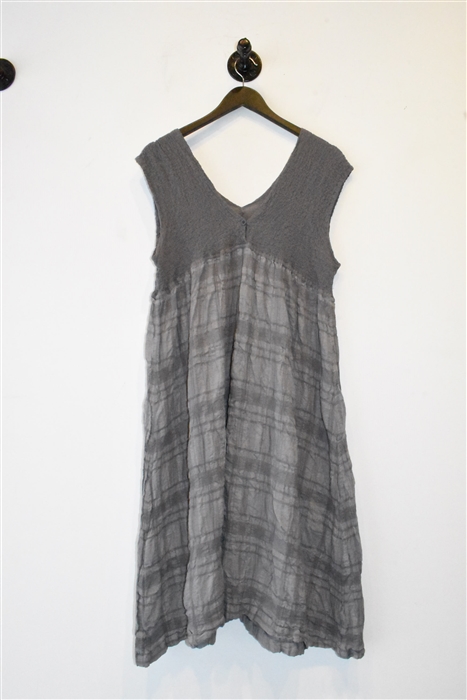 Taupe Issey Miyake Trapeze Dress, size L