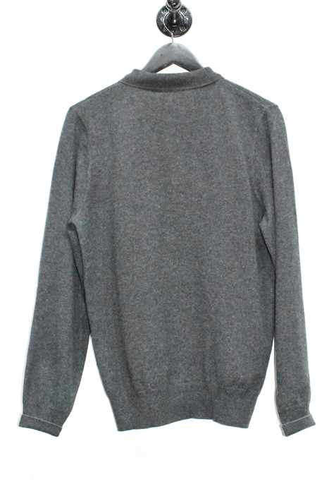 Charcoal Brunello Cucinelli Cashmere Polo, size M