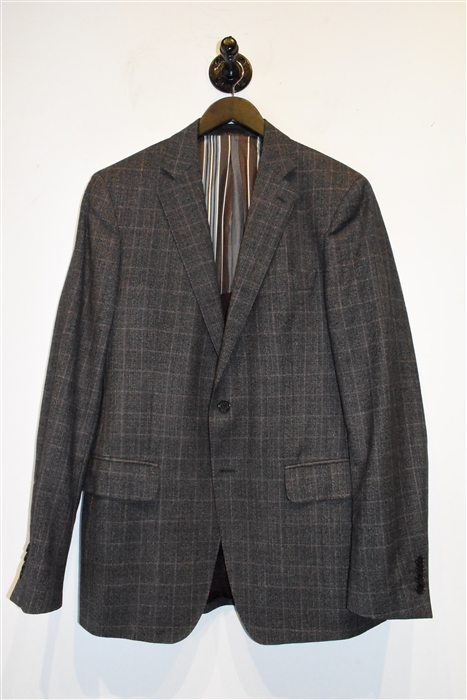 Gray Check Etro Two-Piece Suit, size 42