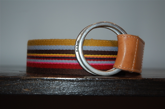 Striped Paul Smith Belt, size L