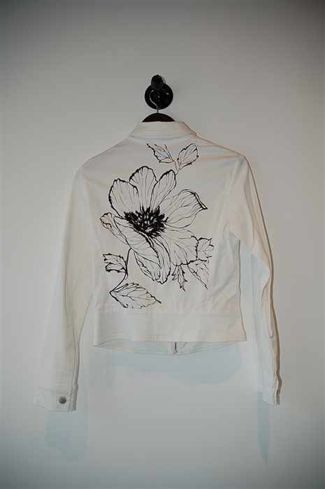 Soft White Valentino Jeans Light Jacket, size S