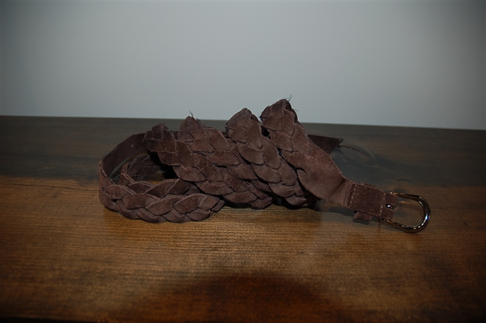 Dark Chocolate Miu Miu Belt, size S