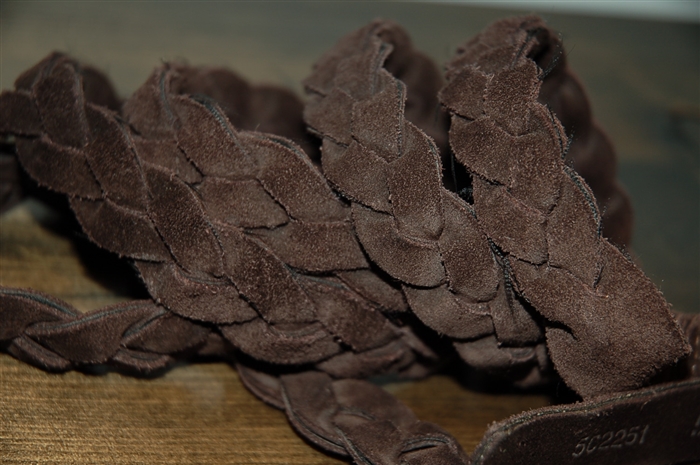 Dark Chocolate Miu Miu Belt, size S