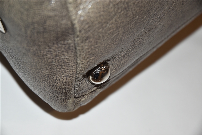 Dark Taupe Prada Satchel, size M