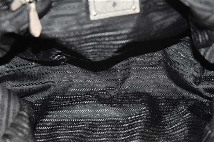 Dark Taupe Prada Satchel, size M