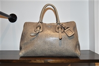 Dark Taupe Prada Satchel, size M