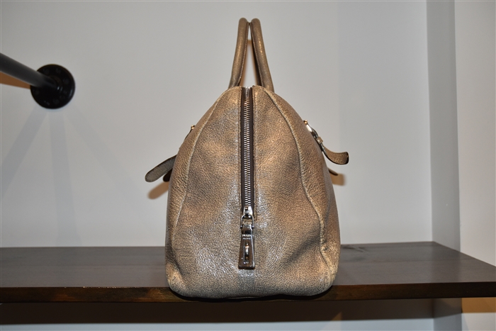 Dark Taupe Prada Satchel, size M