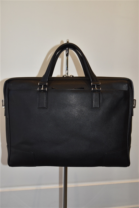 Black Leather Tumi Briefcase, size M