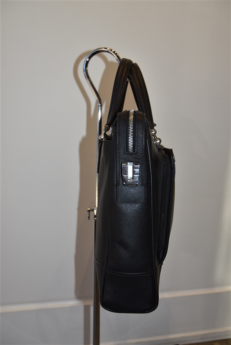 Black Leather Tumi Briefcase, size M