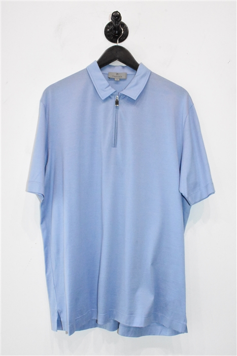 Sky Blue Canali Polo, size XL