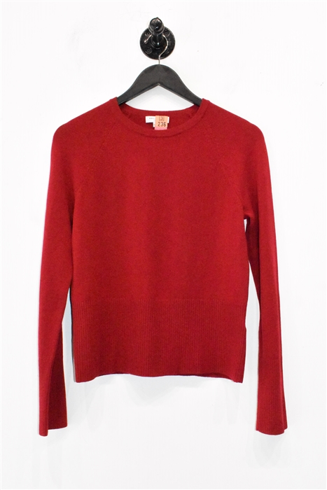 Deep Red Equipment Cashmere Sweater, size S