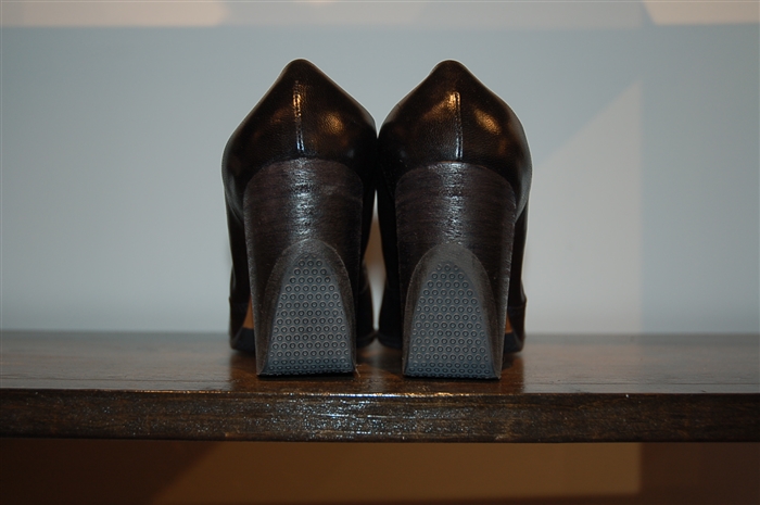 Black Leather Dries van Noten Pumps, size 7.5