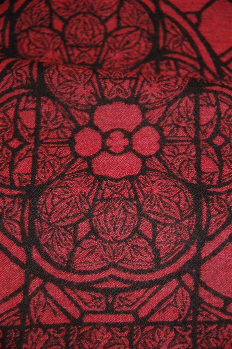 Red & Black Alexander McQueen Scarf, size O/S