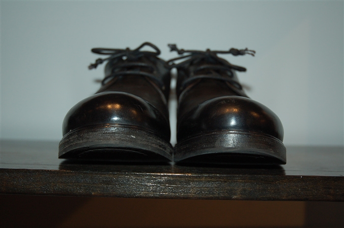 Black Leather Marsell Derby, size 8.5