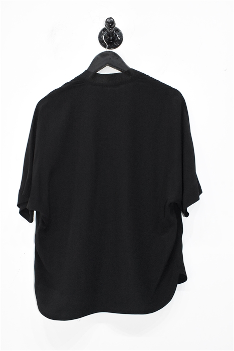 Basic Black Sandro Short-Sleeved Top, size S