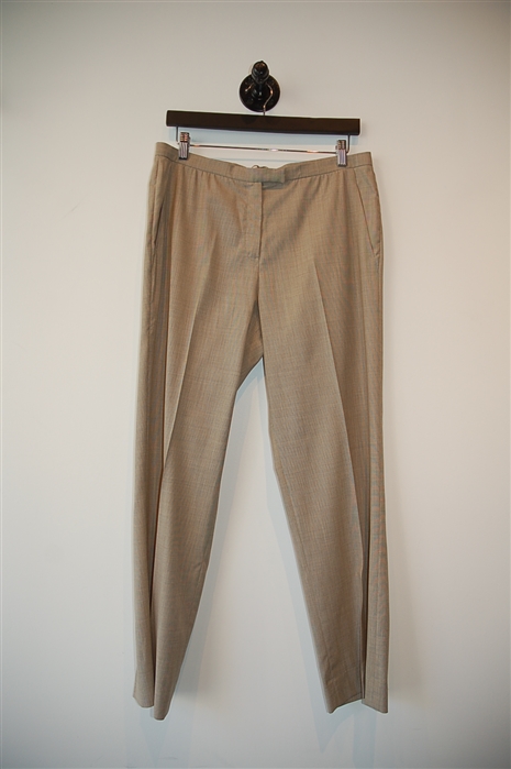 Beige Jil Sander Trousers, size 10